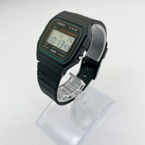 CASIO F-91W-3JH Green Digital Watch CASIO Collection Japan Model JDM New