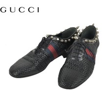 Scarpe eleganti Gucci nere con linea Sherry taglia 10 US circa 10,5 da uomo