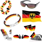 ?? 7 Piece Germany Fan Set Merchandise Football European Championship Glasses, Flag, Bracelet