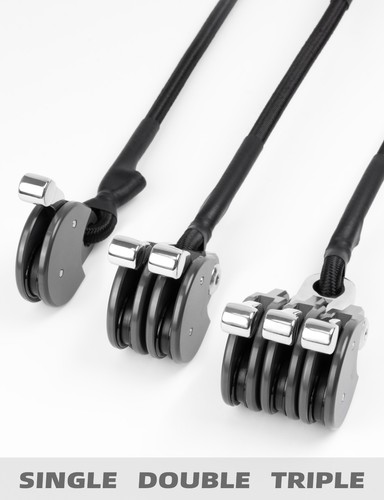BLUEWING Lega di Alluminio Anodizzato Rigido Blu Water Outrigger Line Lock PRO - Foto 19 di 63