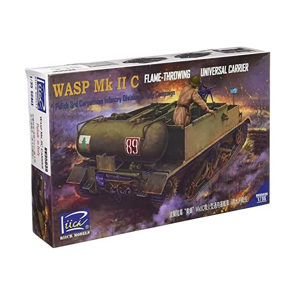 Rich Model 1/35 Poland Membrane Wasp MK.2C Flame Radio Carrier Ita... RC3503