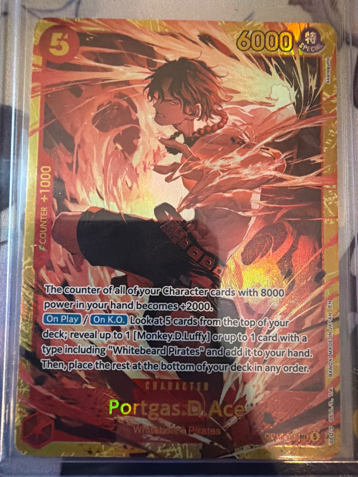 Portgas.D.Ace (118) OP16-118 The Time of Battle Foil