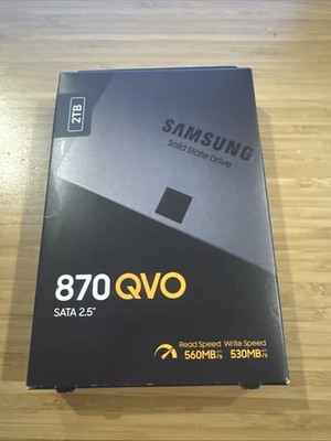 Samsung 870 QVO 2TB SATA III 2.5'' SSD MZ-77Q2T0B/AM MZ-77Q2T0 New