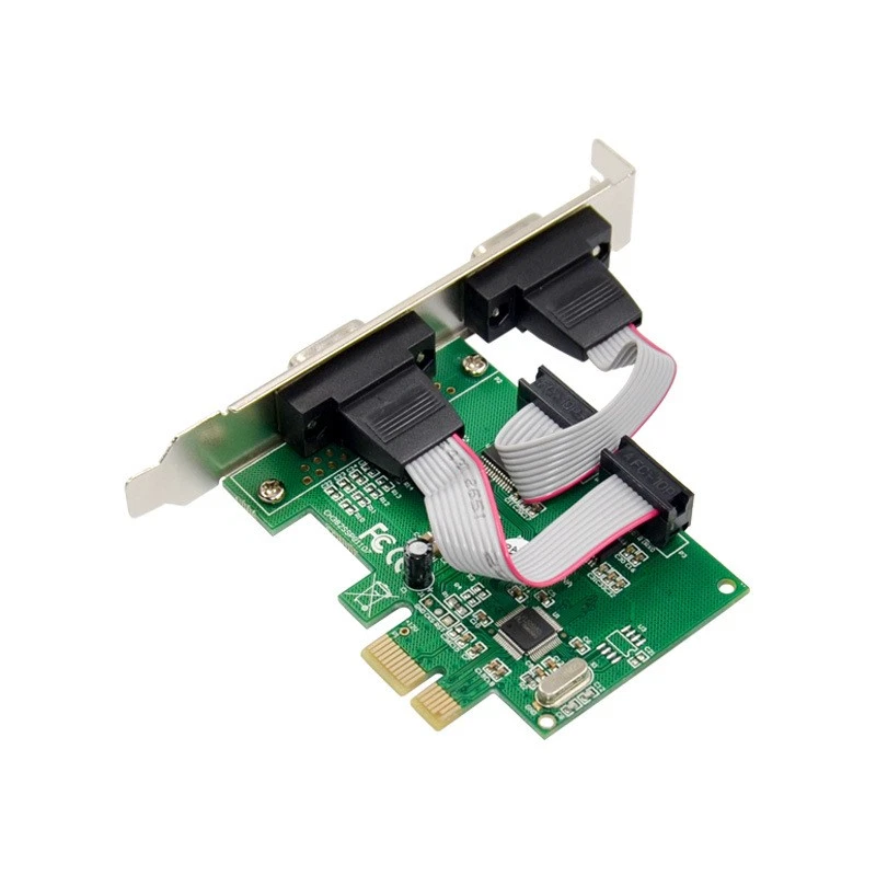 PCIe CH382L 2S Industrial-grade COM Interface RS-232 Serial Port Expansion Card - Image 2 of 4