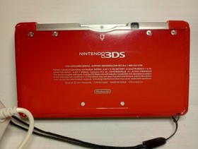 Nintendo 3DS Handheld System - Flame Red | Working | A Few Bright Pixels