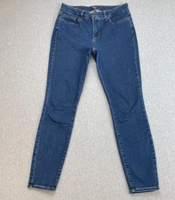 NYDJ Jeans Womens 8 Blue Cotton Blend Stretch...