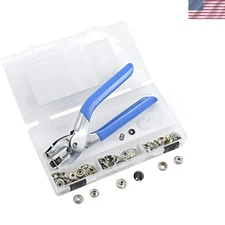 Versatile Canvas Fastener Kit - Quick Fix for Tarps & Boat Covers (73 Pieces)