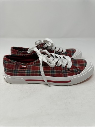 Nuevas zapatillas Rocket Dog de algodón para mujer talla 8,5 a cuadros - Imagen 2 de 7