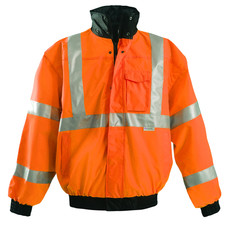 Occunomix Lux-Tjbj-Os Premium 4-In-1 Bomber Jacket Class 3 100 Ansi Polyester