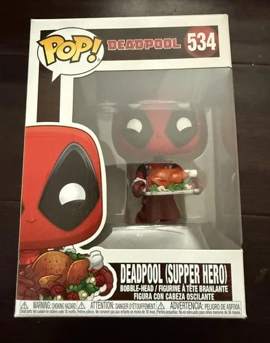Funko Pop! Marvel Deadpool (Supper Hero) #534 Vinyl Figure - READ