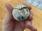 ANTIQUE 1919 ELGIN 16s 19j BW RAYMOND 455 RAILROAD POCKET WATCH MOVEMENT RUNNING