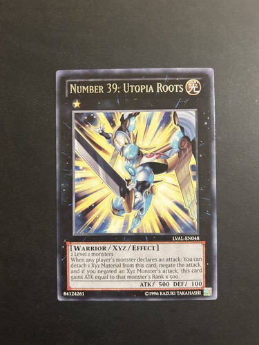Lá bài thẻ bài Yugioh Number 39 Utopia Roots - Rare - Tặng bọc bài nhựa