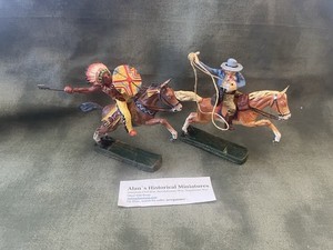 Figurine Elastolin Farwest Indien – 7 Cm, Réf 6869, Ancienne Production (très Bel état)