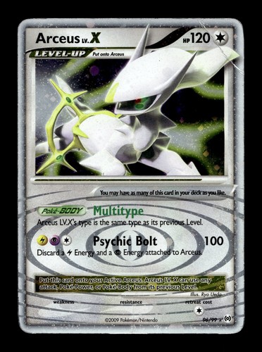 Arceus Lv.X (96) Arceus #96 (2009) Ultra Rare Holo HP Pokemon