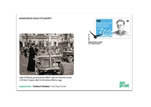 Ireland 2025 FDC Cover Monsignor Hugh O'Flaherty W Rate Irish Stamp