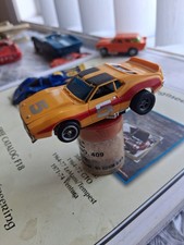 Vintage 1970's Aurora AFX HO scale AMC Javelin Yellow 5