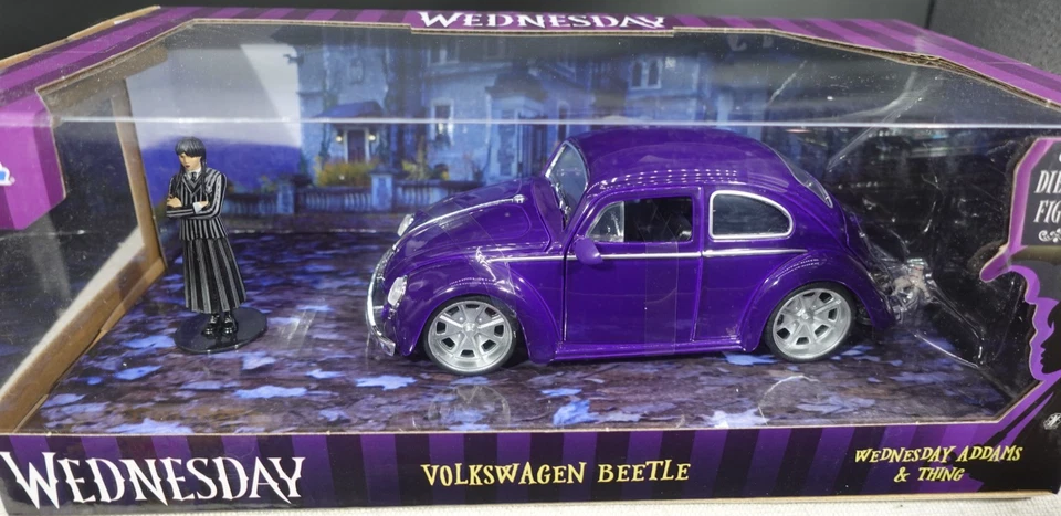 Jada Toys Wednesday Volkswagen Beetle 1/24 - Image 2 of 3