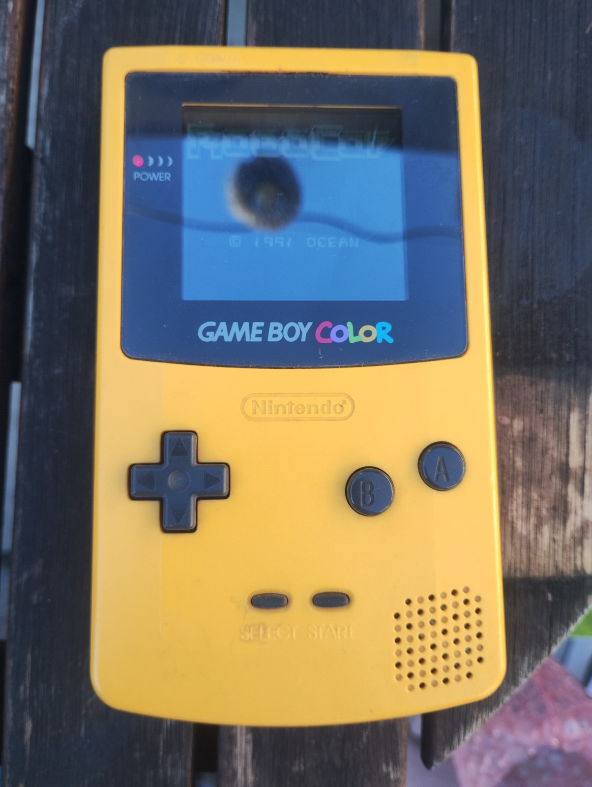 Nintendo Game Boy Color Console - Jaune (CGB-001) GBC 🇫🇷 Cache Pile Présent 