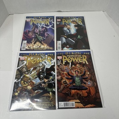 THE HEROIC AGE PRINCE OF POWER COMPLETE SERIES 1-4 Comics Bagged/Boarded