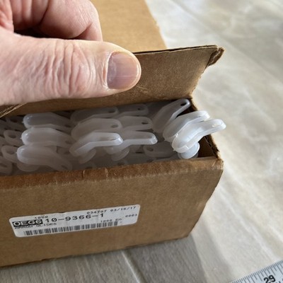 1000 Pc. Case Plastic Curtain Rod Track Glides For Replacement