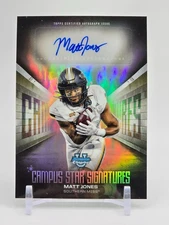 2025 Bowman Chrome University U #CSS-MJ Campus Stars Signatures Matt Jones Auto