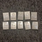 Lot Of Ten (10) Valcambi Suisse - 1 Gram .999 Fine Pure Silver Bullion Mini Bars