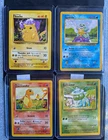 1999 Pokemon TCG Base Set Pikachu Squirtle charmander Bulbasaur LP/NM