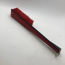 Vintage 60's Clothes/Lint Brush 11" Red And Black