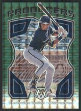 2021 Panini Mosaic Producers Mosaic Green #P5 Christian Yelich Brewers 1104
