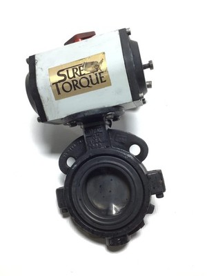 Sure Torque NVS4114-0009F -ST-DA/ST-SR Pneumatic Actuator Butterfly Valve