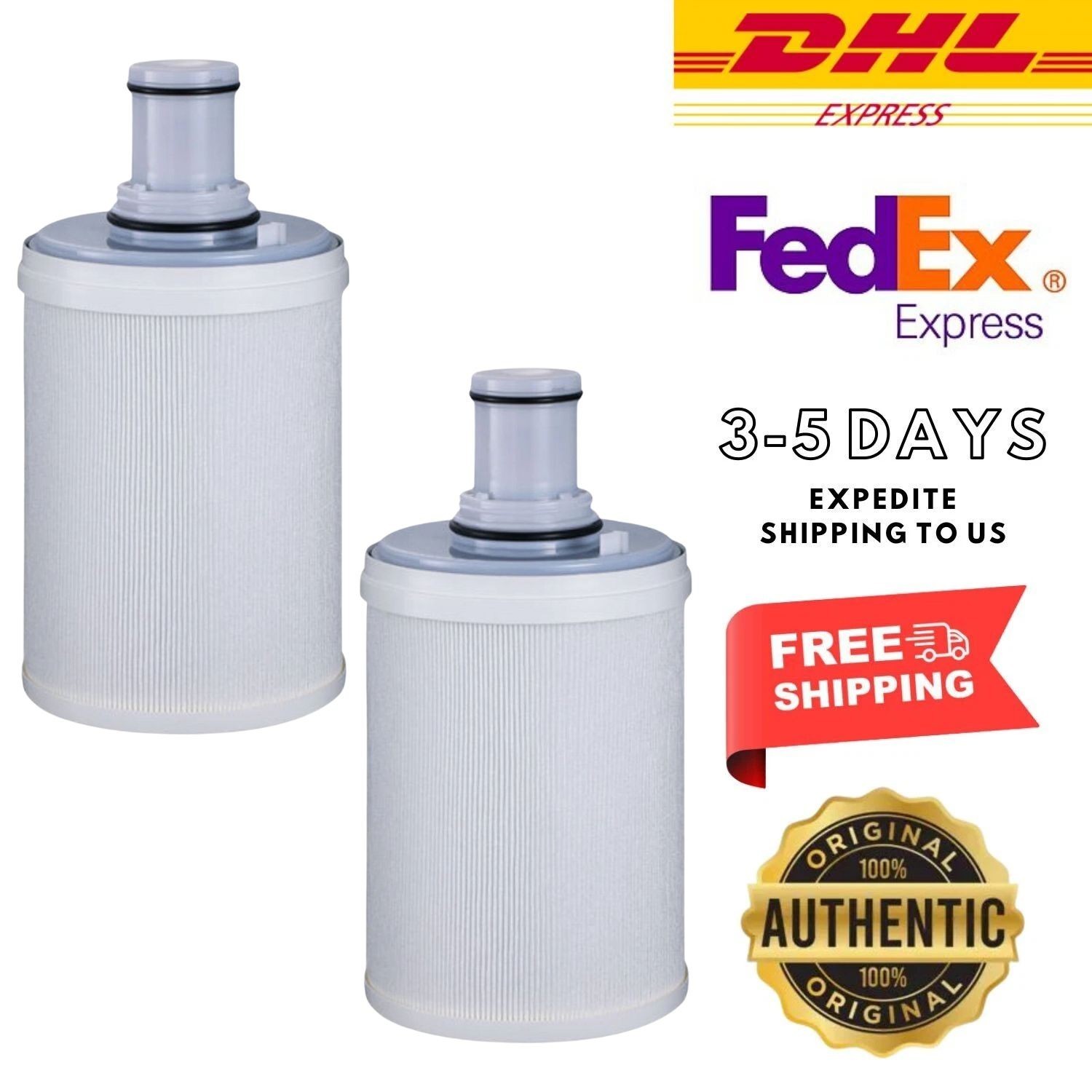 2X Espring Repuesto Filtro de Agua Purificador Cartucho Tecnología UV 100186 M