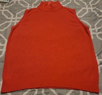 Designers Original Action Knit Sleeveless Zip Up Ladies Pink 1960s Mock Neck M