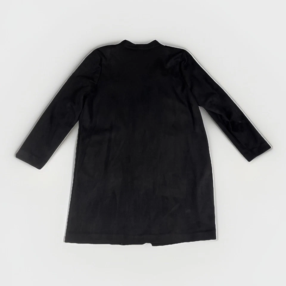 Apt. 9 长男友外套夹克女式大号黑色弹力开襟正装 — 第 3/4 张图片