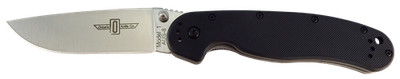 Ontario Knives RAT 1 Liner Lock 8848 AUS-8 Stainless Steel Black Nylon 6