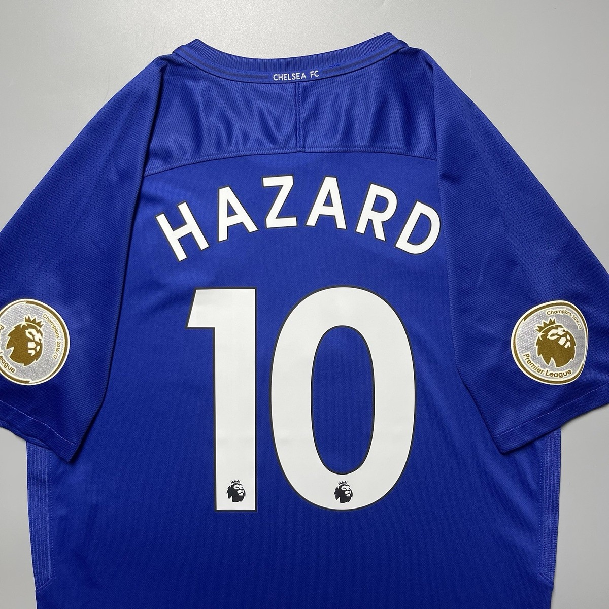 CHELSEA NIKE 2017/2018 FOOTBALL HOME JERSEY #10 EDEN HAZARD SIZE