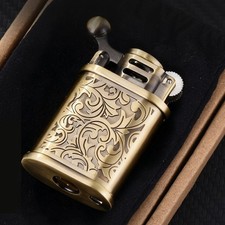 Free name engrave Refillable Permanent Kerosene Lighter ?Christmas Gift?#382