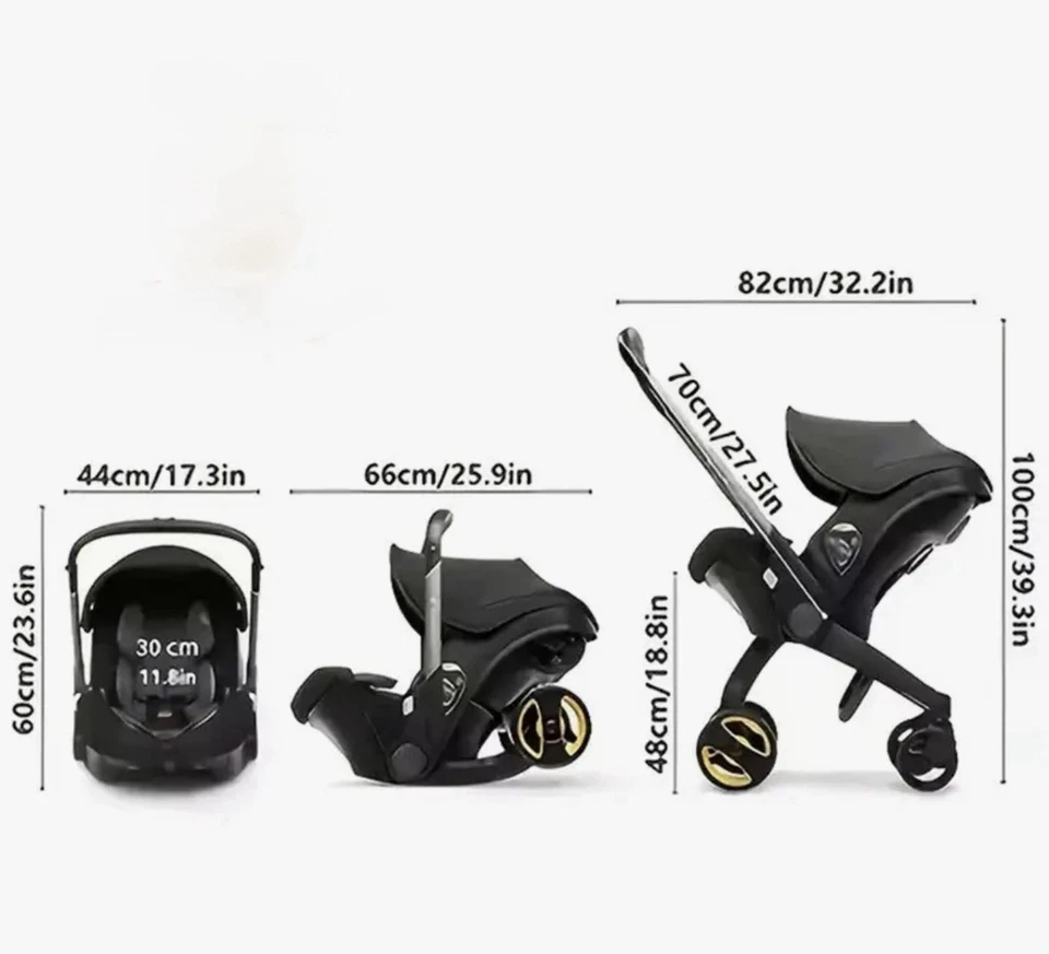 Car Seat & Stroller - Convertible Pushchair Nitro Black - Image 3 of 4