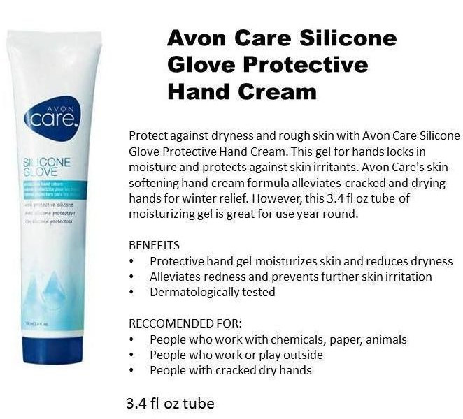 Avon SILICONE GLOVE  Hand Cream  3.4 oz. NEW STOCK/SEALED ~ NEXT DAY FAST SHIP!!