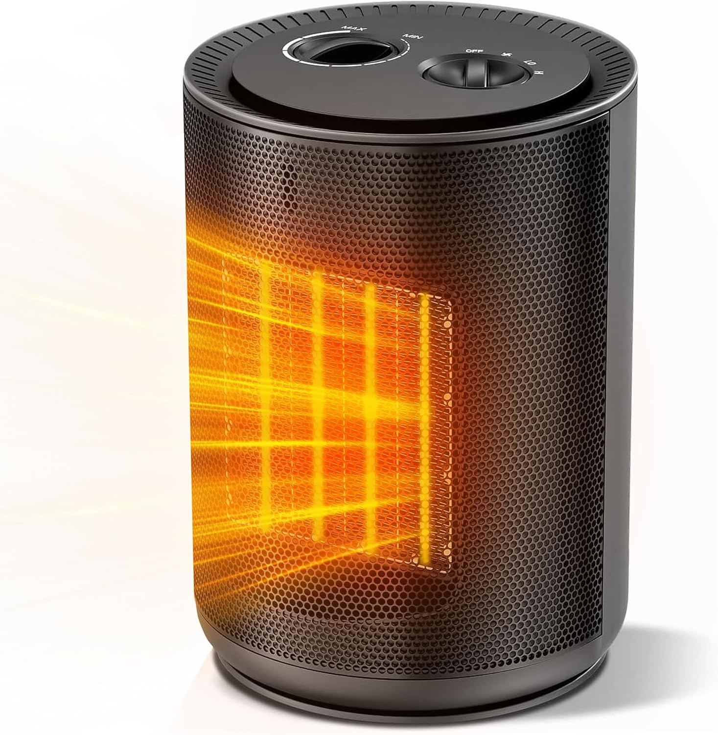With Thermostat - 1500w Electric Mini Heater Fan