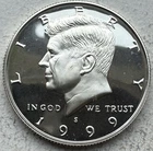 1999-S Kennedy Half Dollar Proof 90% Silver-INV#8640