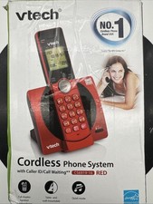 VTech  CS6919-16  Cordless Phone system W/ Caller ID Red