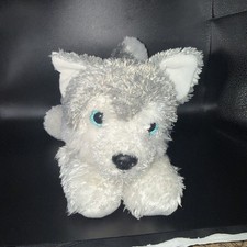 Aurora Siberian Husky Dog Wolf Soft Plush Stuffed Animal Toy 12"
