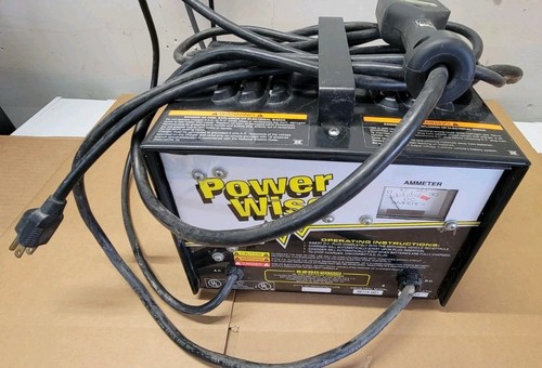 Power Wise 36 Volt EZ-GO Textron Golf Cart Battery Charger Model #28115 G01 Nice
