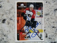 Philadelphia Flyers Dan McGillis Signed Autographed 1998-99 Upper Deck MVP Mint
