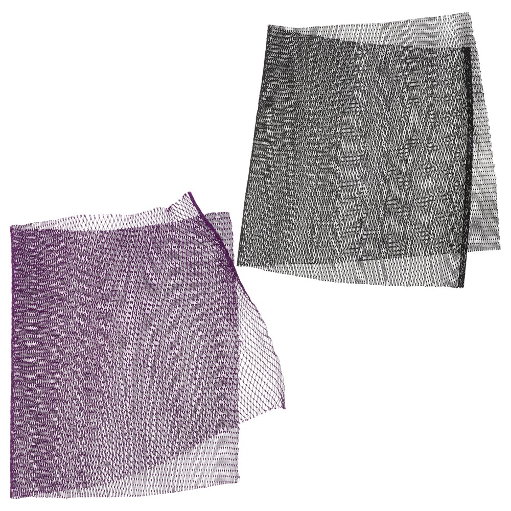 2 Pcs African Bathing Sponge Body Scrubber Loofah Exfoliating Net