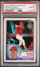 2018 Topps Silver Pack Promo Shohei Ohtani #145 RC 1983 Chrome PSA 10