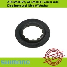Shimano XTR SM-RT99/ XT SM-RT81 1 or 2 Center Lock Disc Brake Lock Ring W/Washer