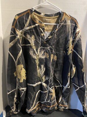 Realtree Camo Ribbed Long Sleeve Shirt 2XL | eBay