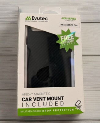 Evutec 813158023940 Karbon Case With Vent Mount for iPhone 8 Plus/7 Plus/6s Plus