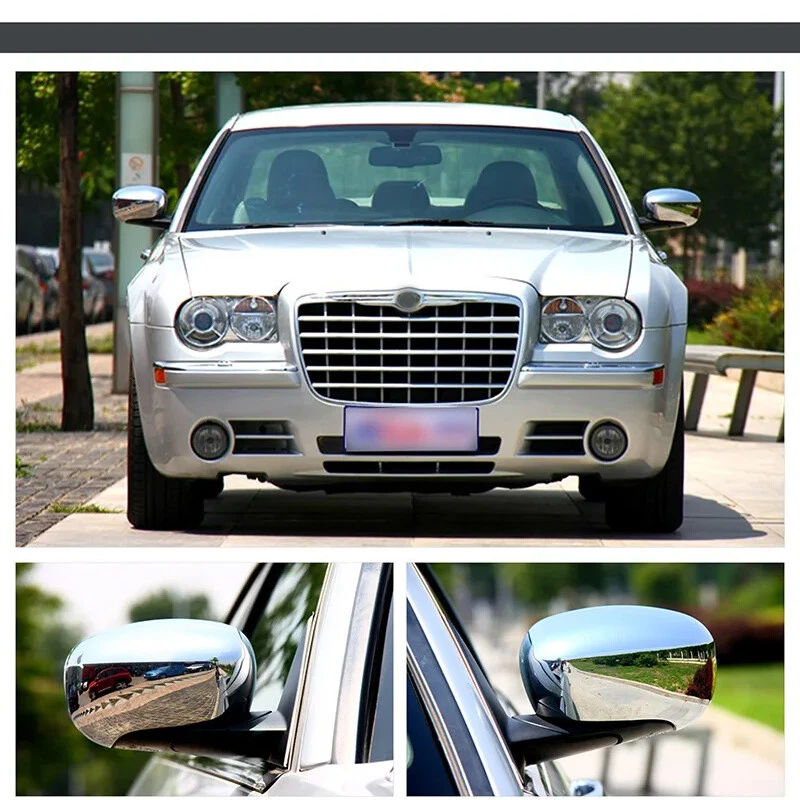Хромированная крышка зеркала заднего вида ABS для Chrysler 300C Dodge Magnum 2005-2010 годов выпуска - Изображение 4 из 4